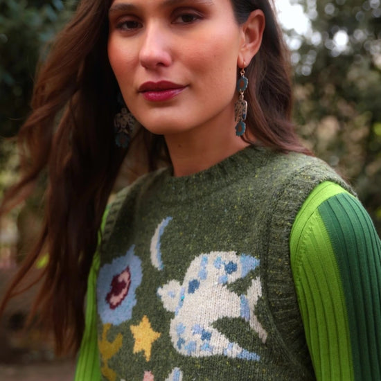 Gorman - The Garden Wool Vest - green