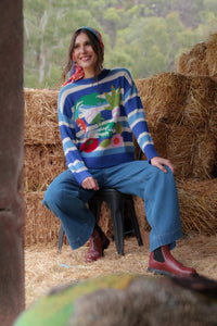 Gorman - Garden Table Wool Jumper - multi