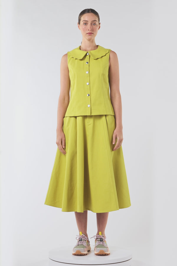 Gorman - Olive Garden Denim Top - olive