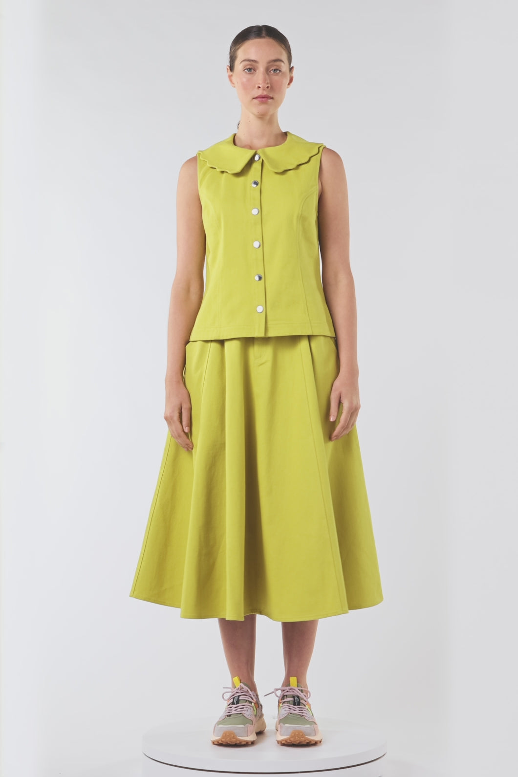 Gorman - Olive Garden Denim Top - olive