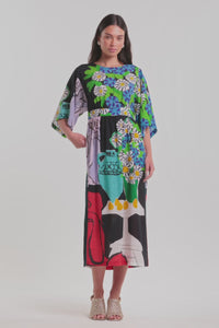 Gorman - Daisies Scarf Midi Dress - print