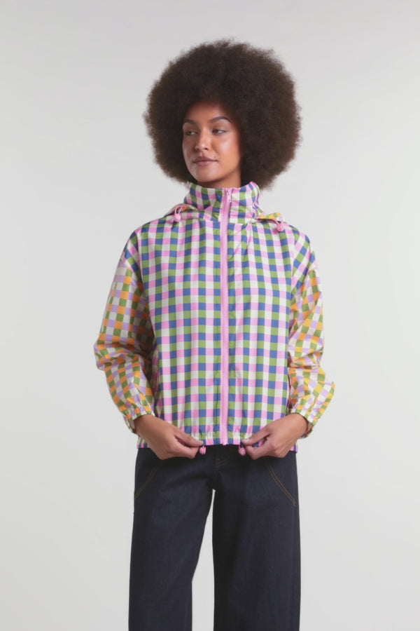 Gorman - Gillian Gingham Spray Jacket - print
