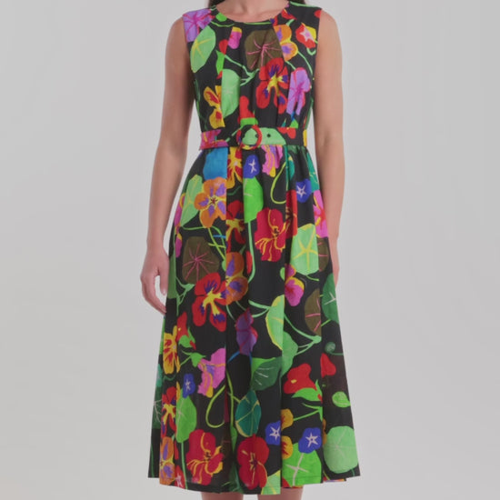Gorman - Climbing ColourMaxiBubbleDress - print