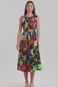 Gorman - Climbing ColourMaxiBubbleDress - print