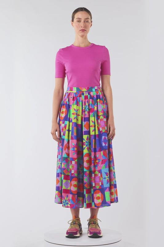 Gorman - Pinwheel Printed Skort - print