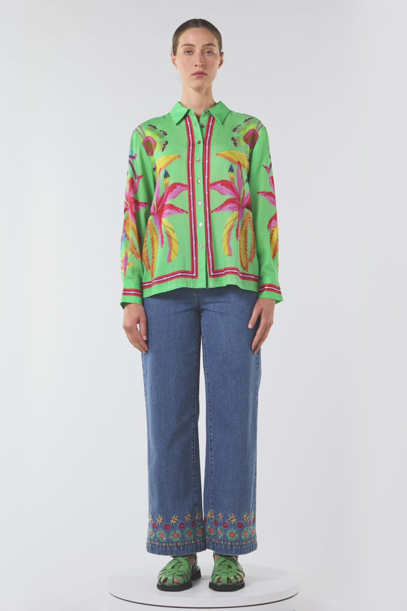 Gorman - Papaya Palm Shirt - print