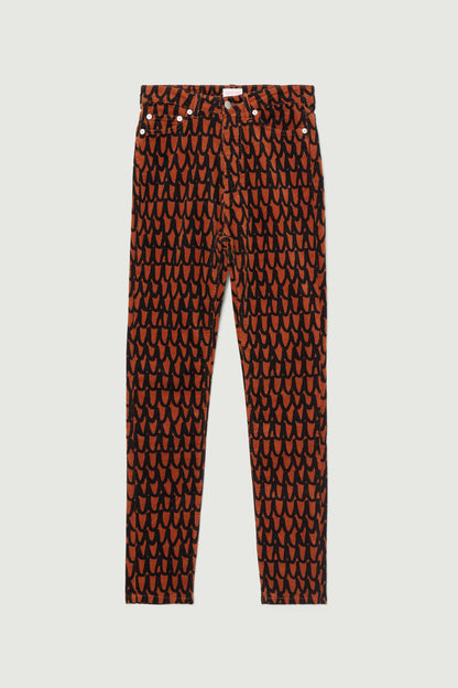 Gorman - Loop De Loop Skinny Cord - print