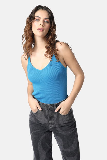 Gorman - Claire Knit Tank - blue