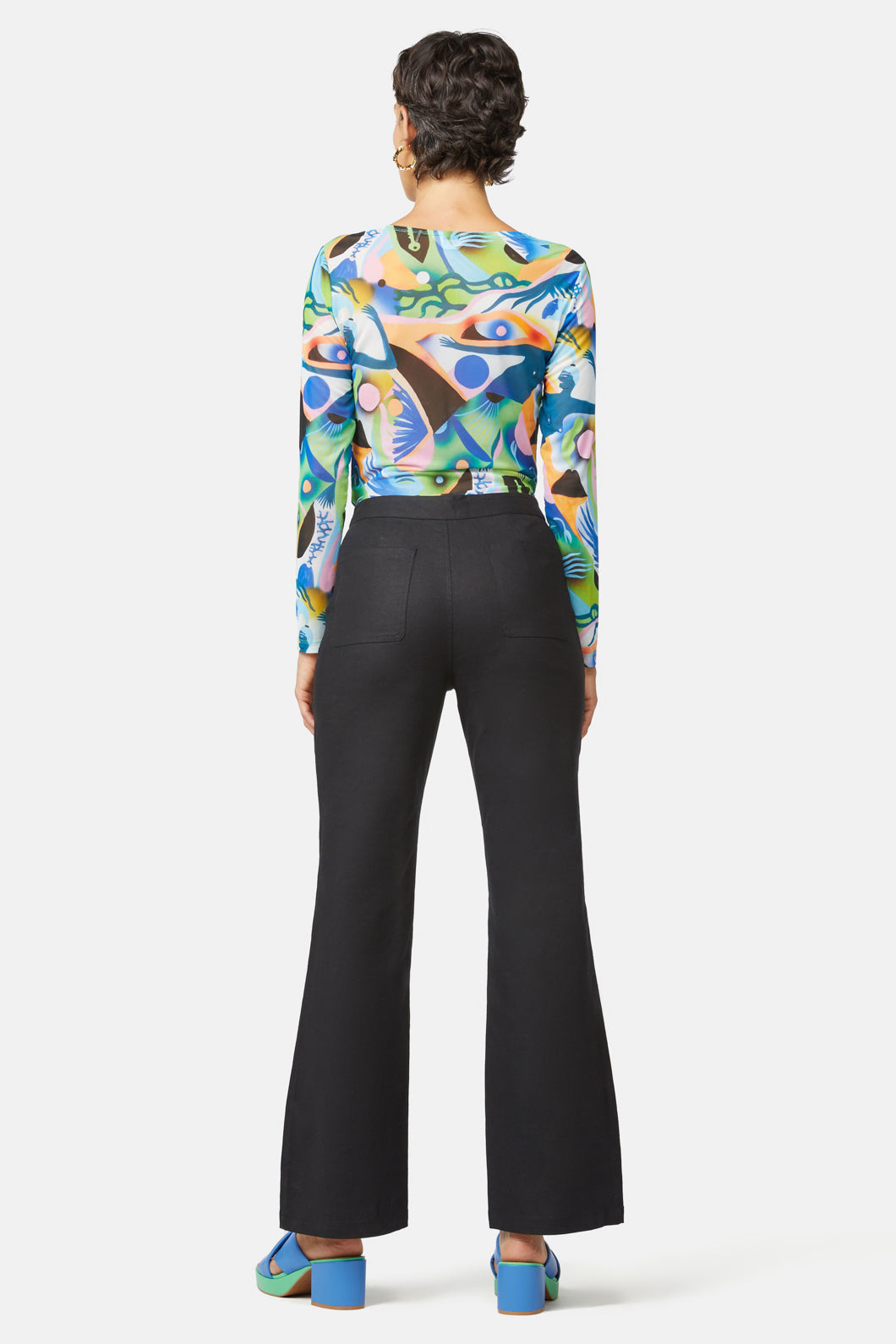 Gorman - Jackie Flare Pant - black