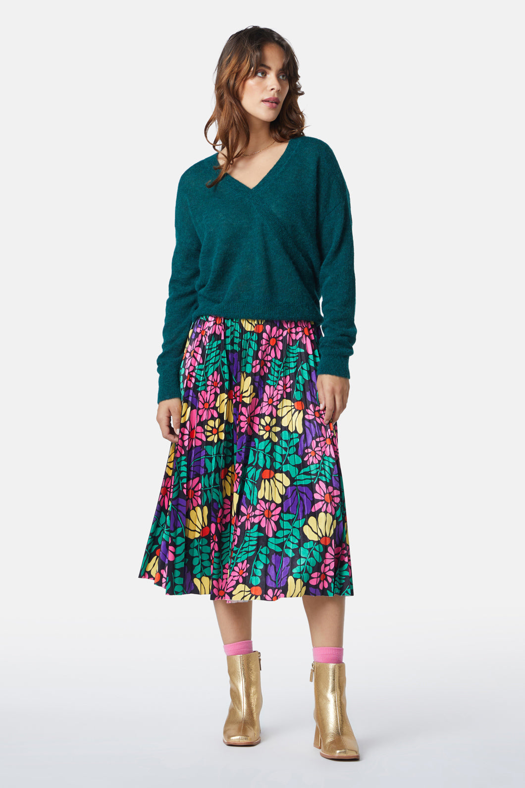 Gorman - Rambling Pleat Skirt - print