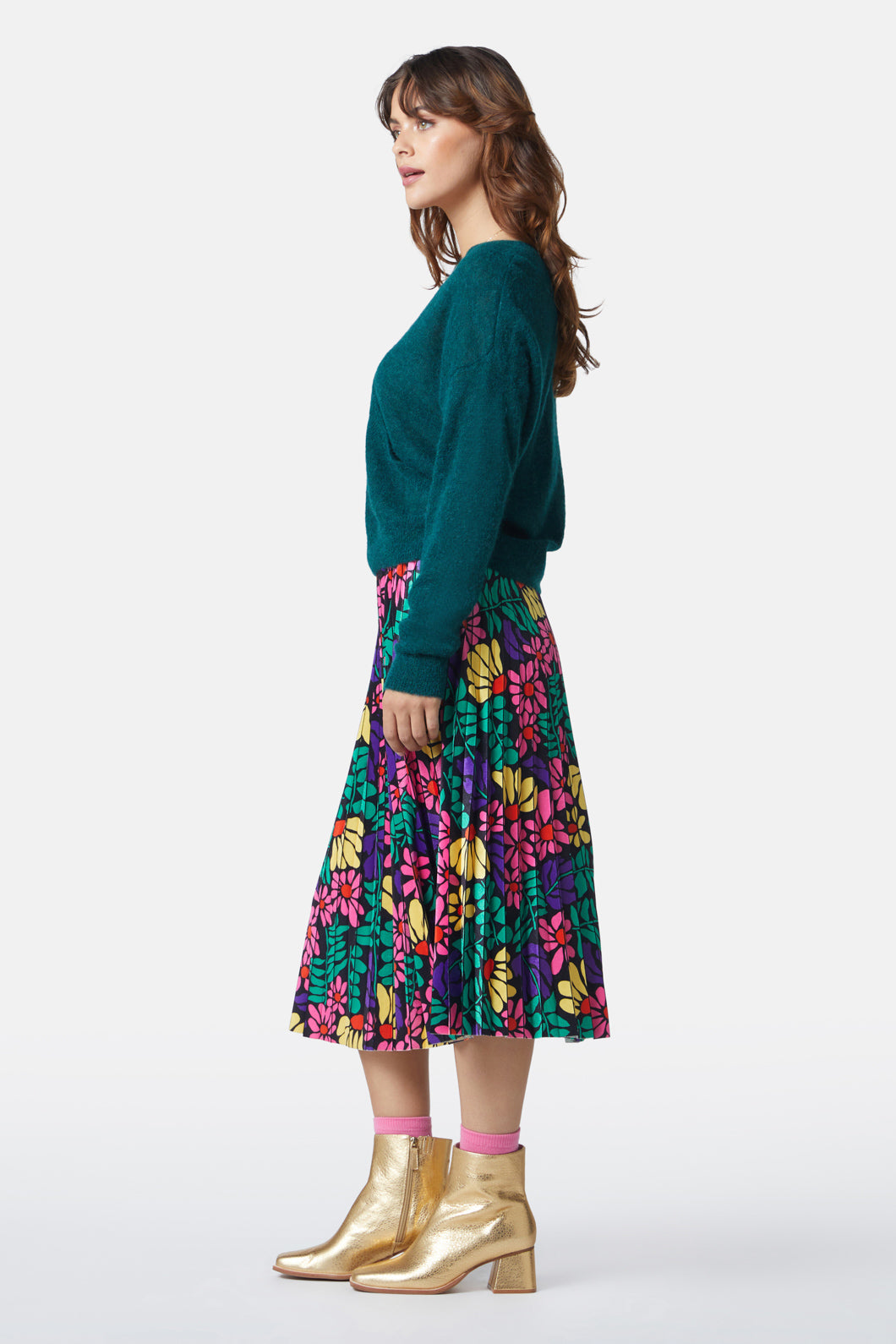 Gorman - Rambling Pleat Skirt - print