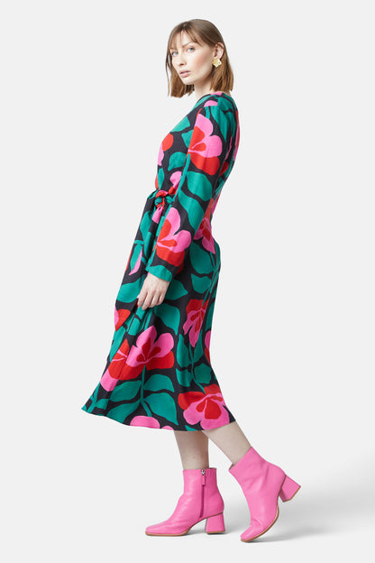 Gorman - Pansy Wrap Dress - print
