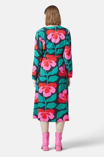Gorman - Pansy Wrap Dress - print
