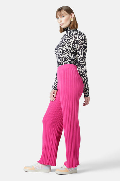 Gorman - Pleat Knit Pant - pink
