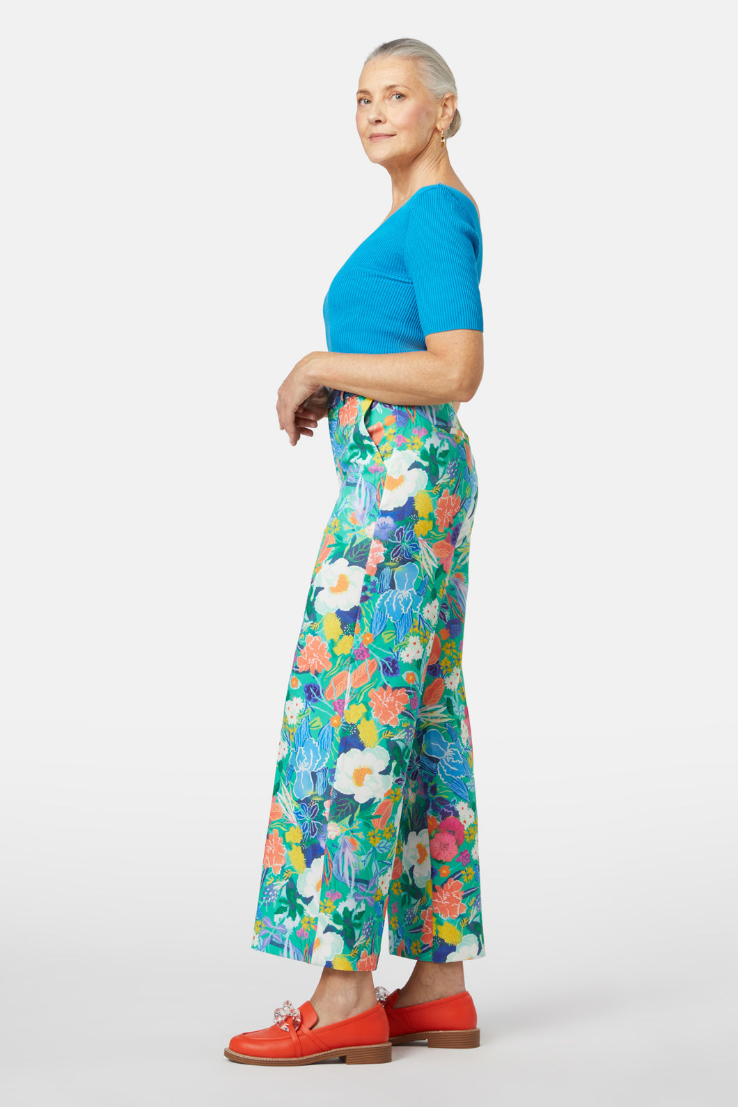 Gorman - Flora Verde Pant - print