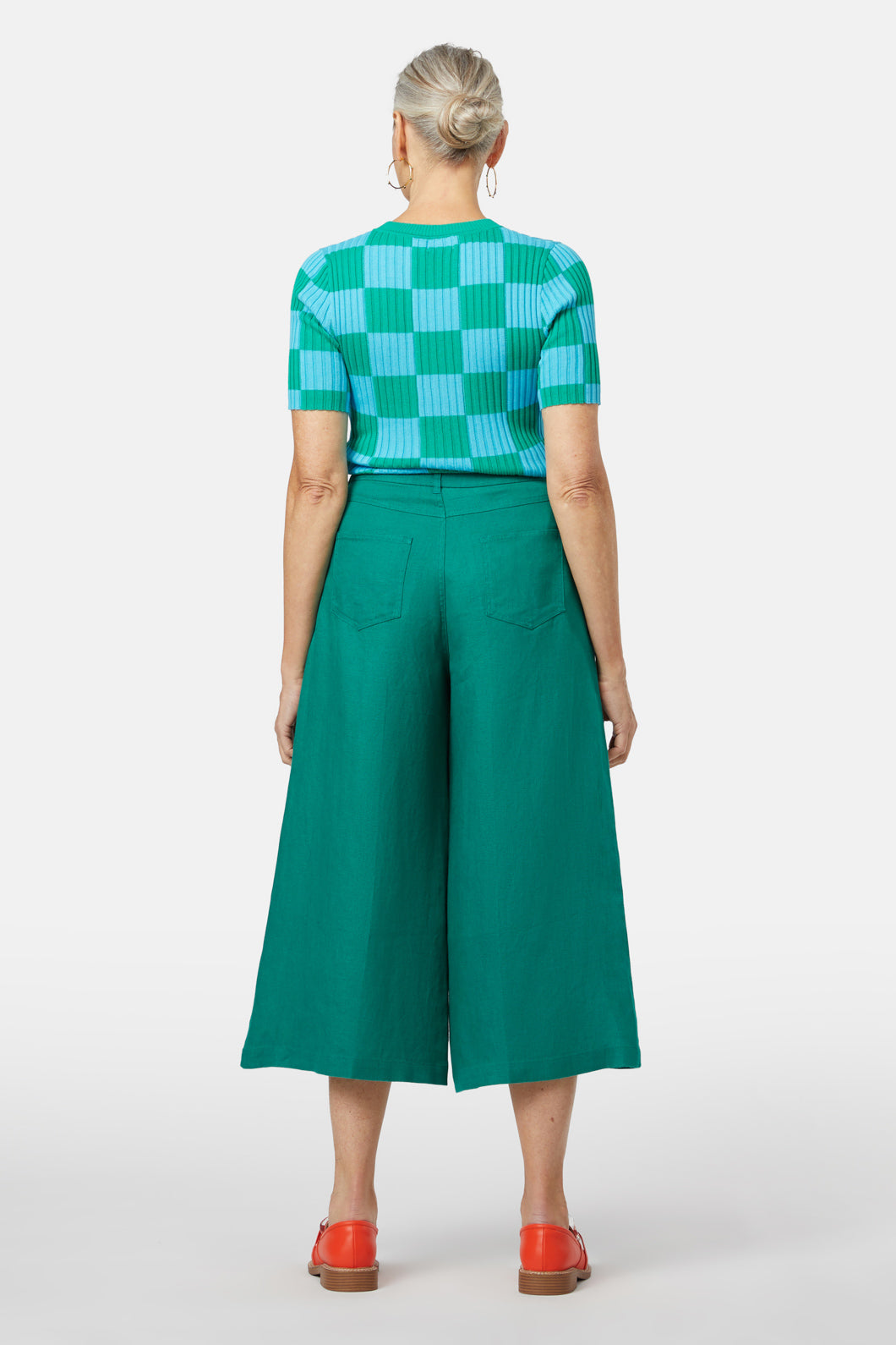 Gorman - Linen Culotte - green
