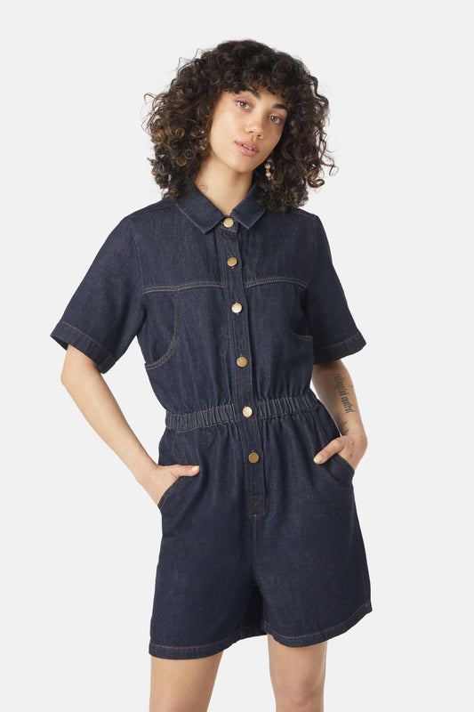 Gorman - Jenna Indigo Playsuit - indigo