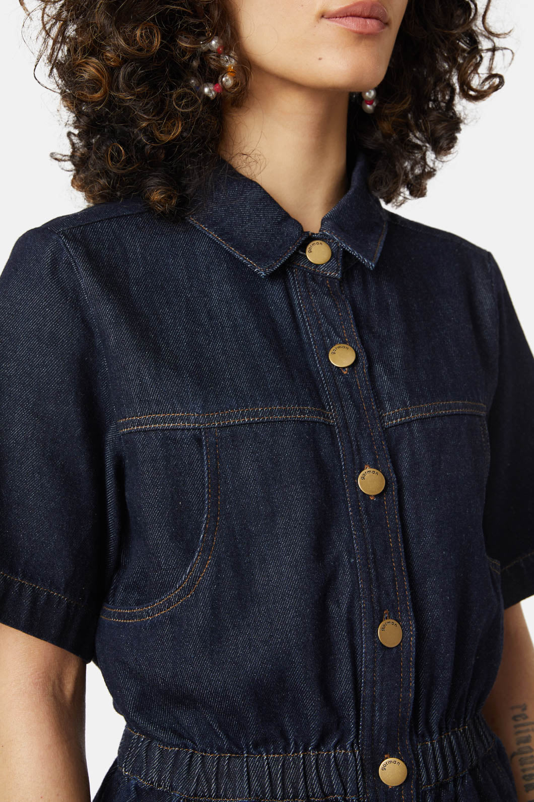 Gorman - Jenna Indigo Playsuit - indigo