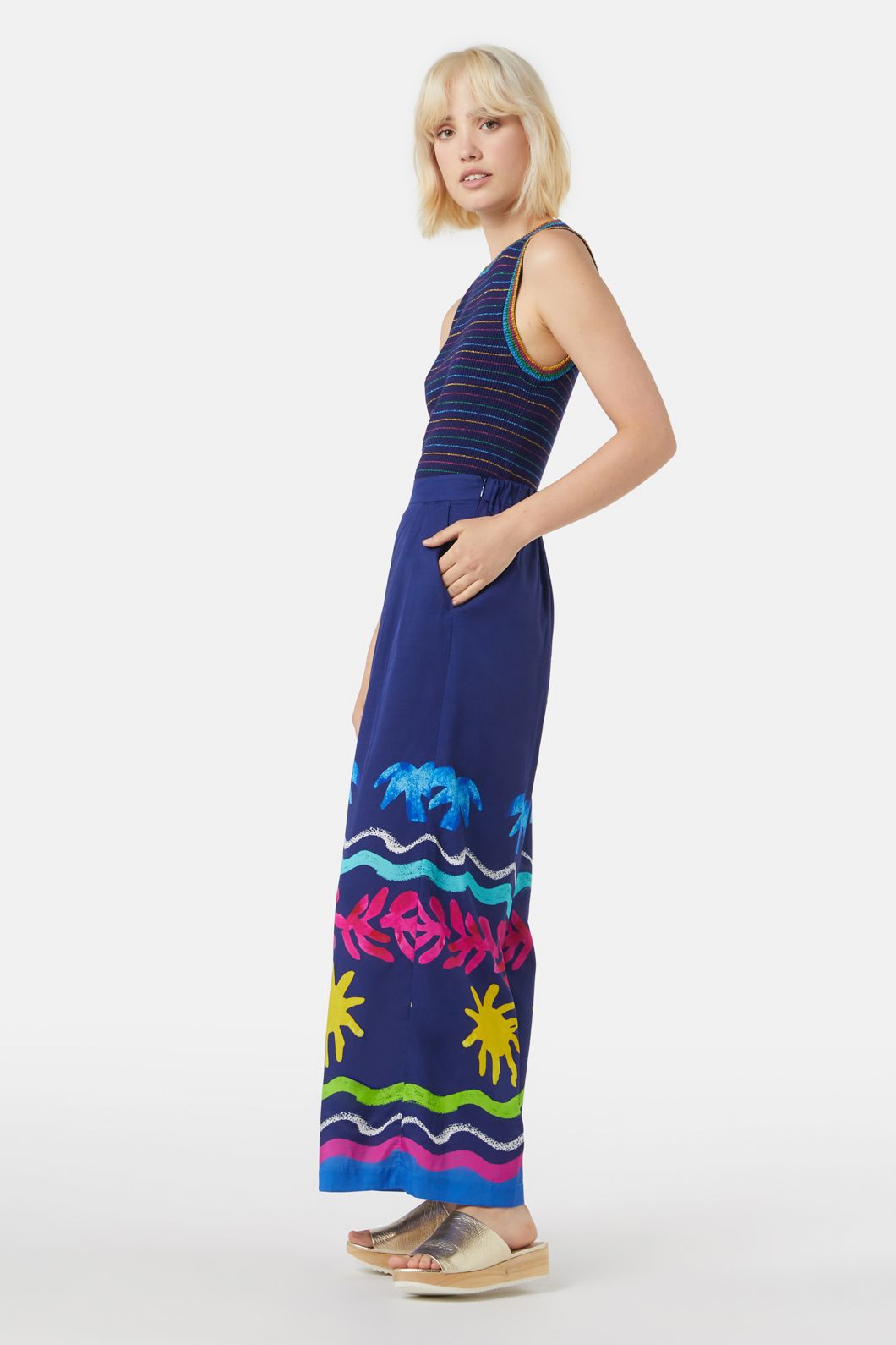 Gorman - Beach Motif Pants - print