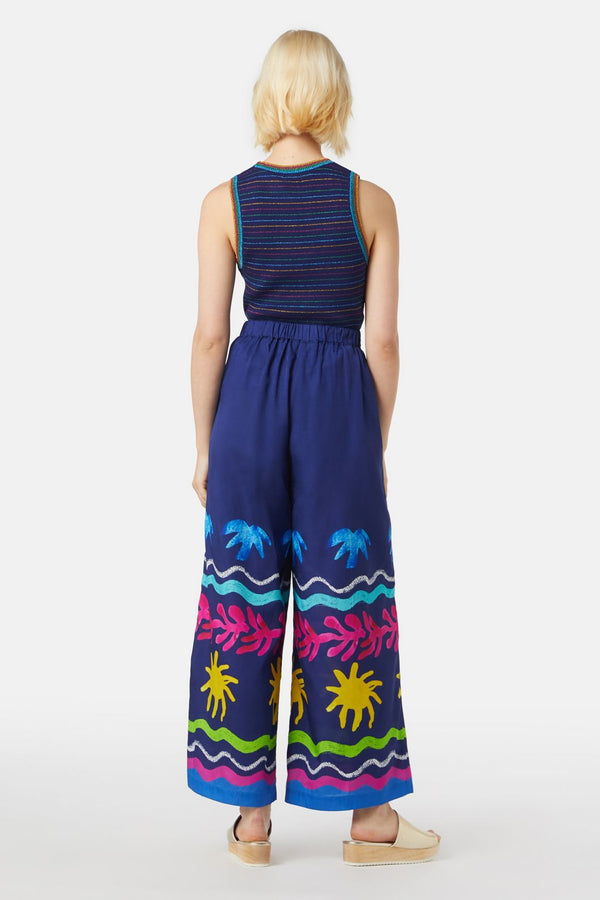 Gorman - Beach Motif Pants - print