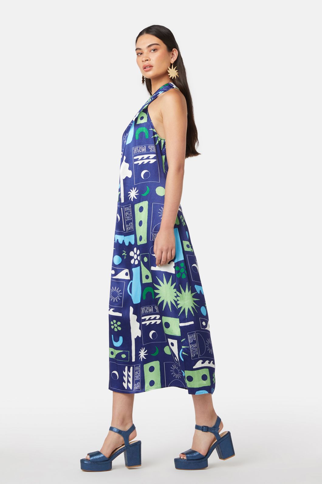 Gorman - El Verano Halter Slip Dress - print