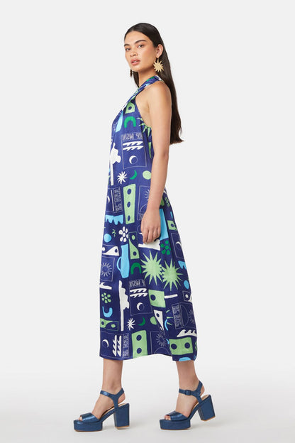 Gorman - El Verano Halter Slip Dress - print