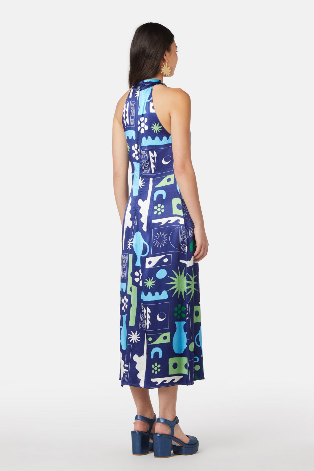 Gorman - El Verano Halter Slip Dress - print