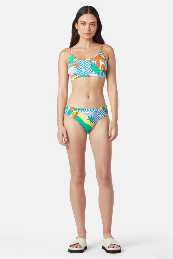 Gorman - Collage Ladies Bikini Bottom - print