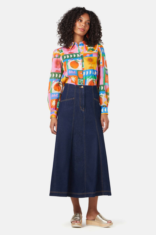Gorman - Tallulah Denim Skirt - indigo