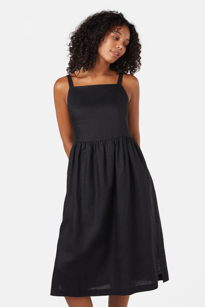 Gorman - Alessia Apron Dress - black