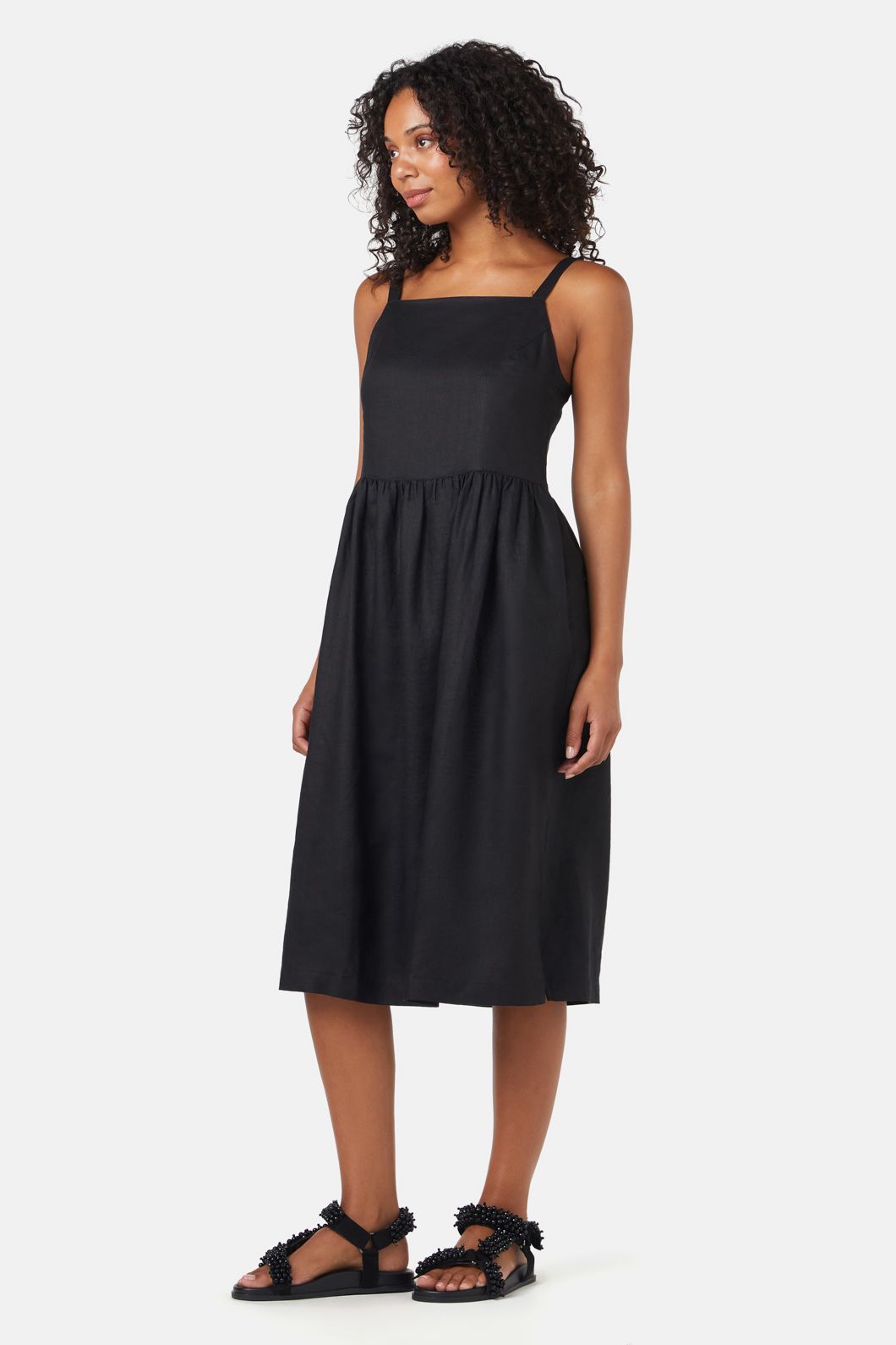 Gorman - Alessia Apron Dress - black