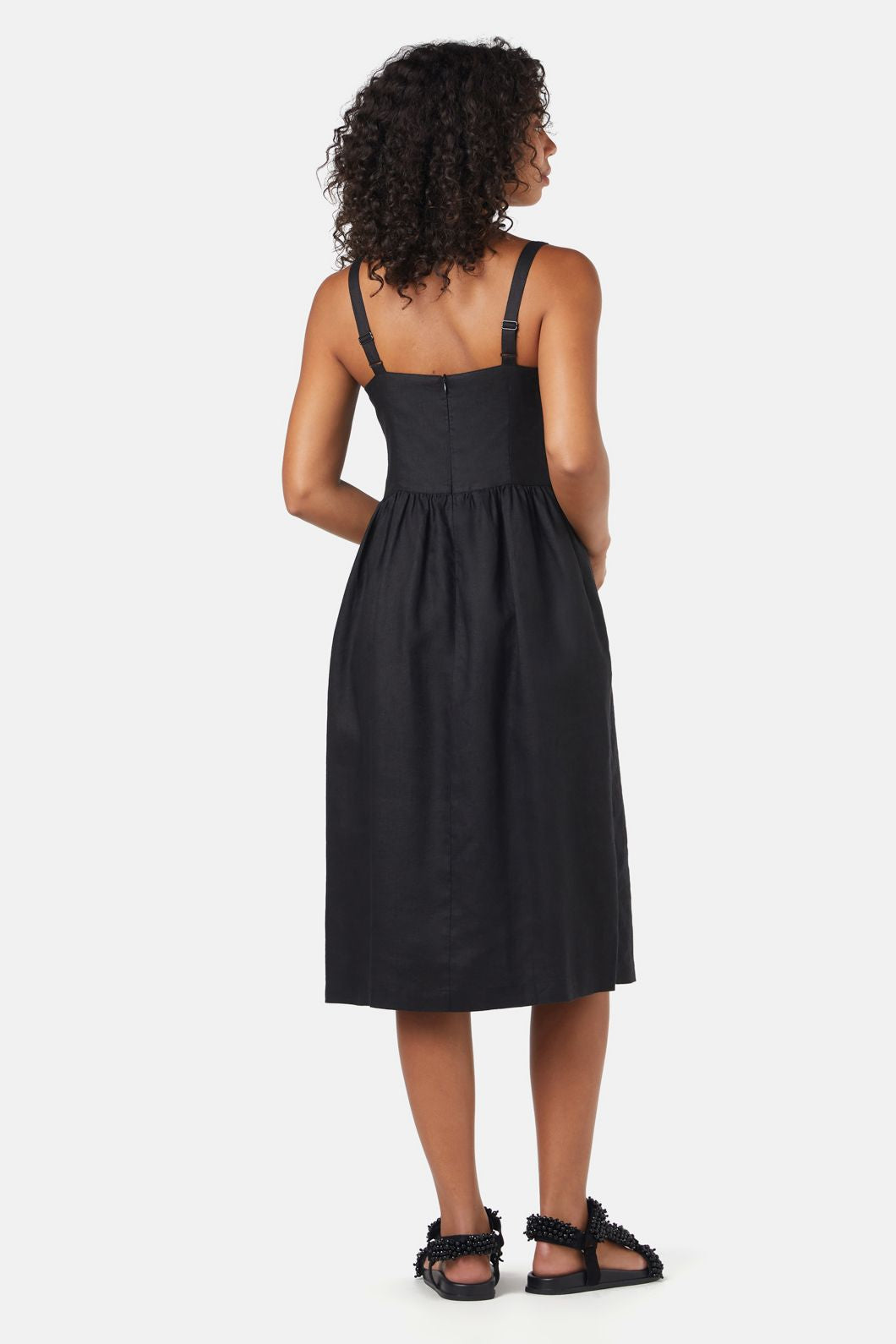 Gorman - Alessia Apron Dress - black