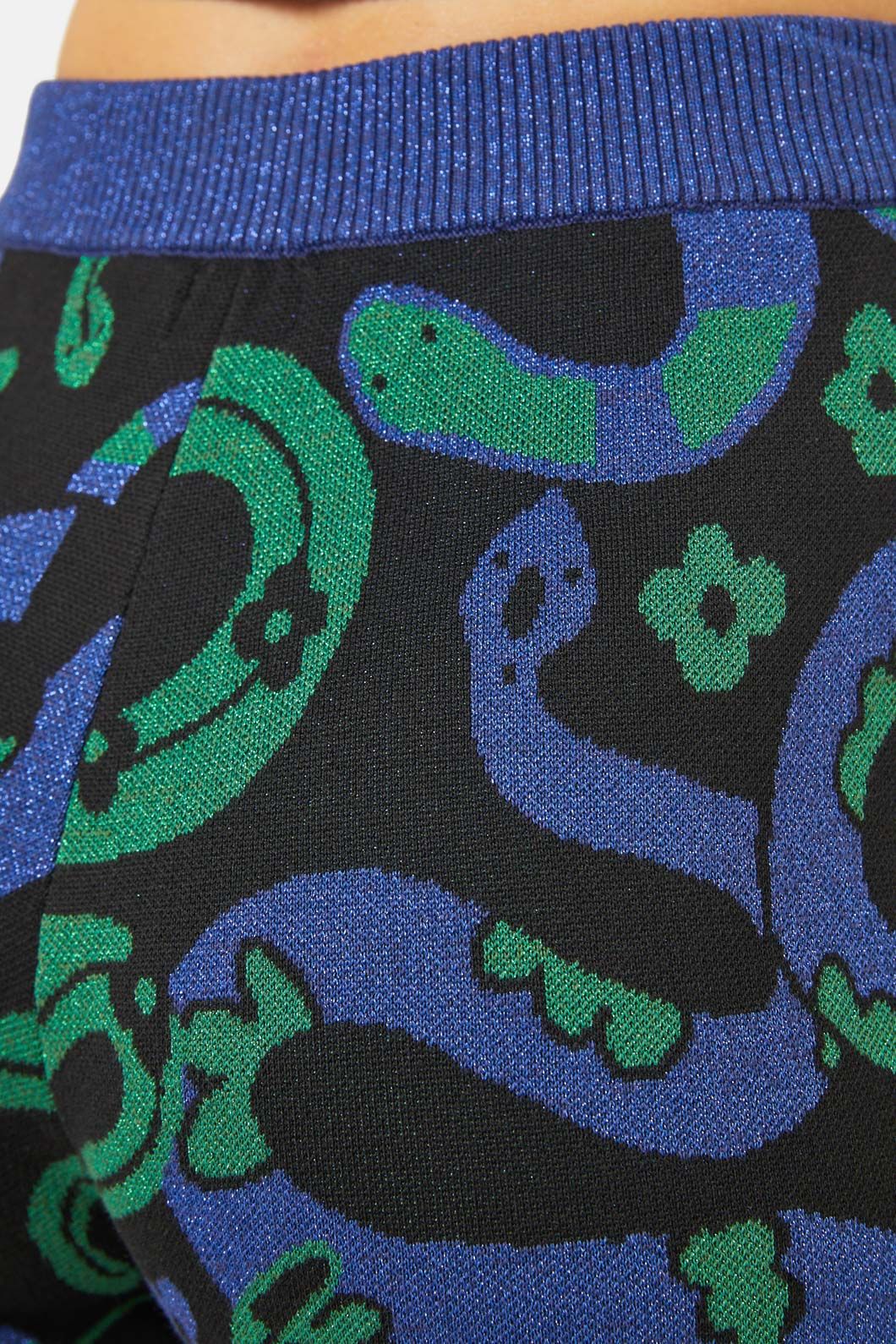 Gorman - Flower Snake Knit Pant - print