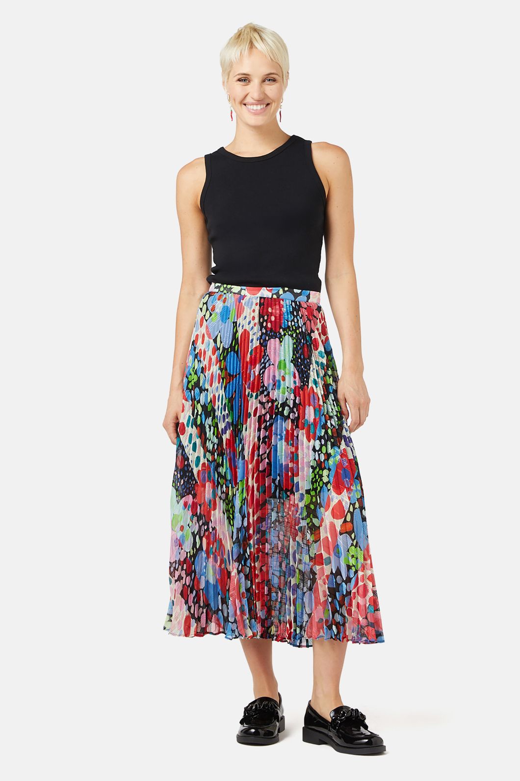 Gorman - Petal Dance Pleated Skirt - print