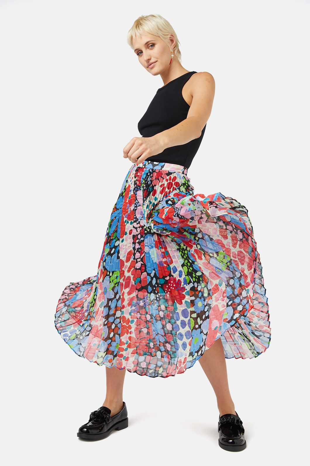 Gorman - Petal Dance Pleated Skirt - print
