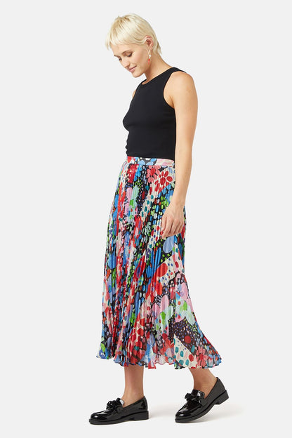 Gorman - Petal Dance Pleated Skirt - print