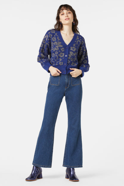Gorman - Flower Dust Cardi - navy