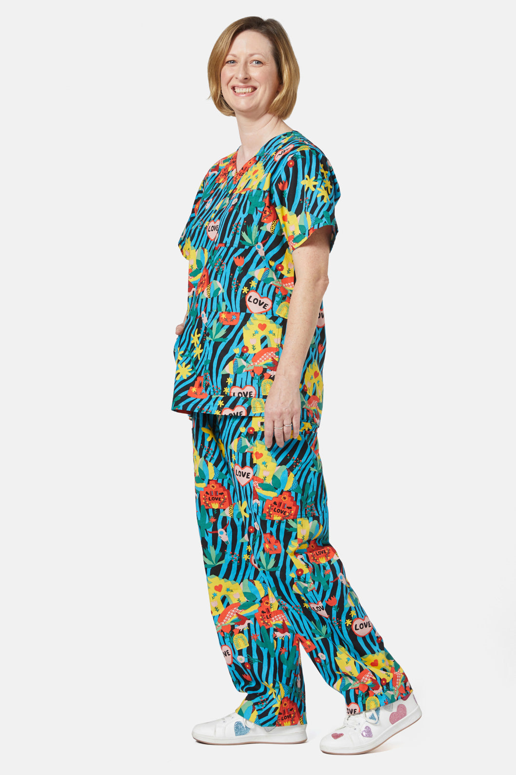 Gorman - River Of Love Scrub Set - print