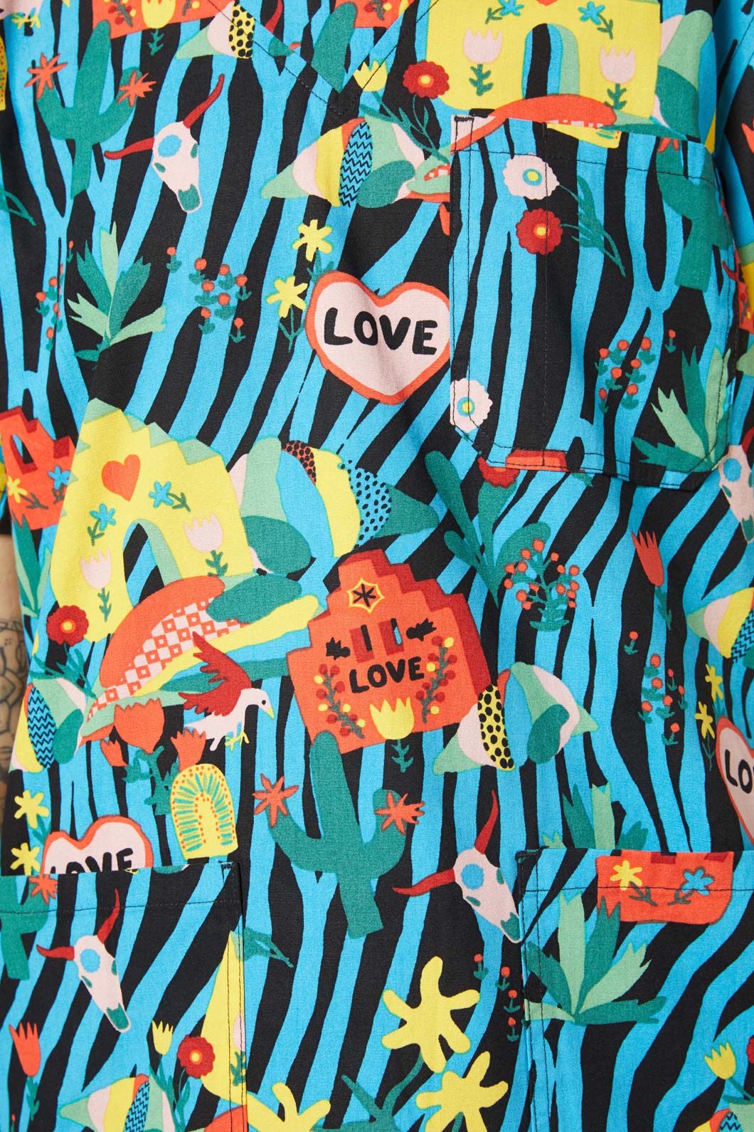 Gorman - River Of Love Scrub Set - print