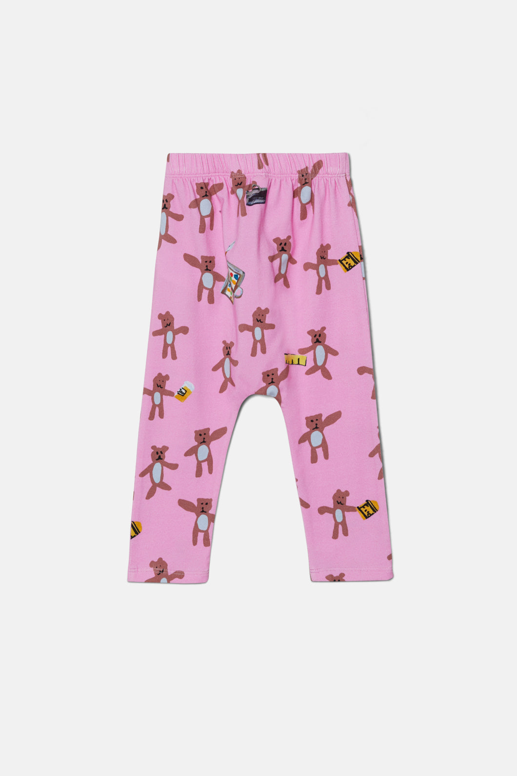 Gorman - Teddy's Picnic Baby Legging - pink