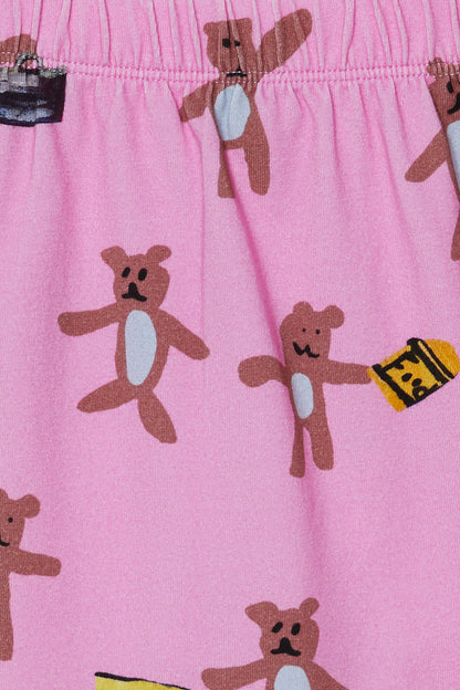 Gorman - Teddy's Picnic Baby Legging - pink