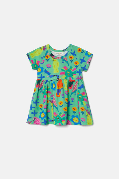 Gorman - Spring Pals Baby Dress - green