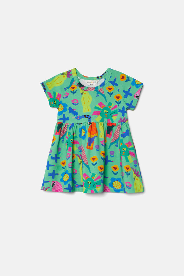 Gorman - Spring Pals Baby Dress - green
