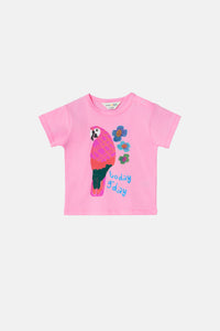 Gorman - Macaw Baby Tee - pink