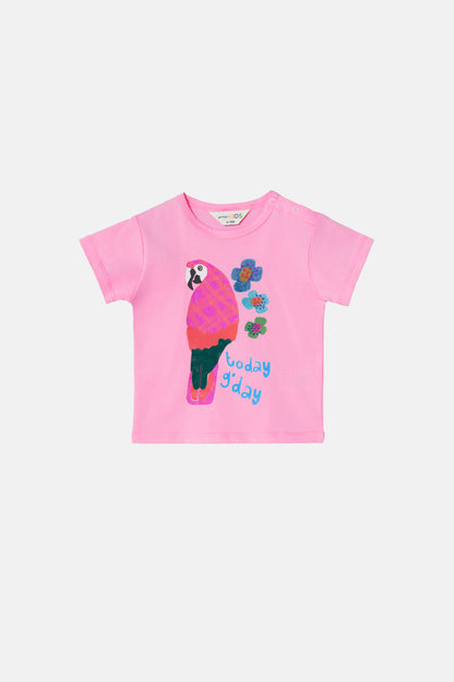 Gorman - Macaw Baby Tee - pink