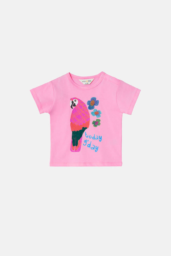 Gorman - Macaw Baby Tee - pink