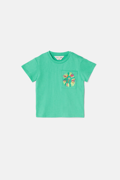 Gorman - Lion Baby Pocket Tee - green