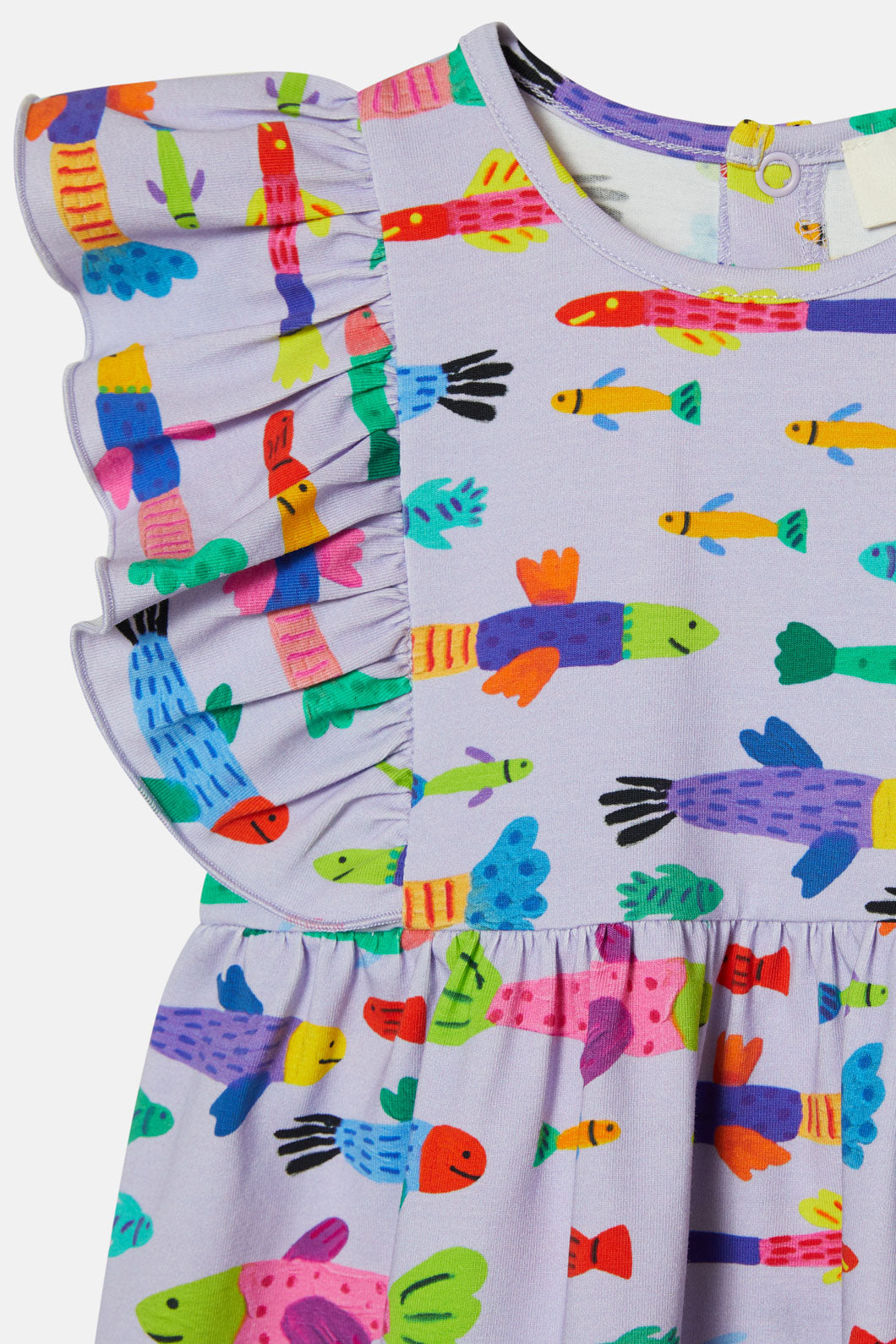 Gorman - Here Fishy Baby Dress - lilac